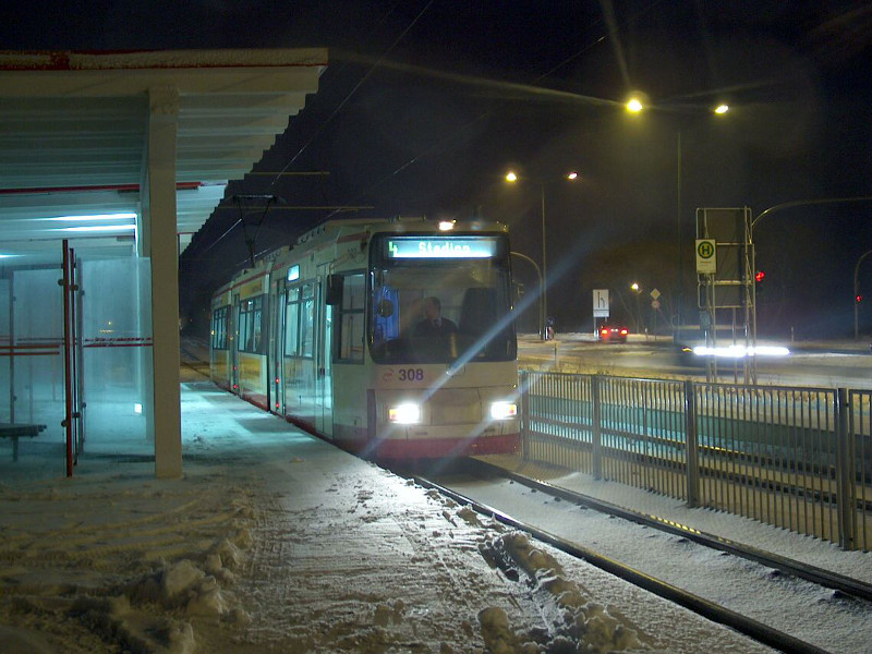 Wagen 308 am Klinikum