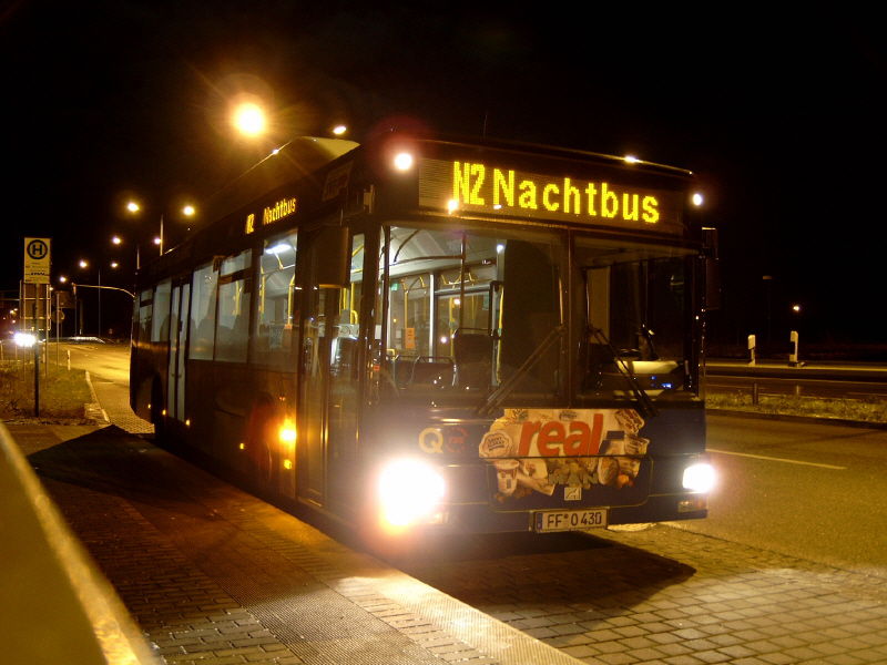 Wagen 430 im Nachtverkehr